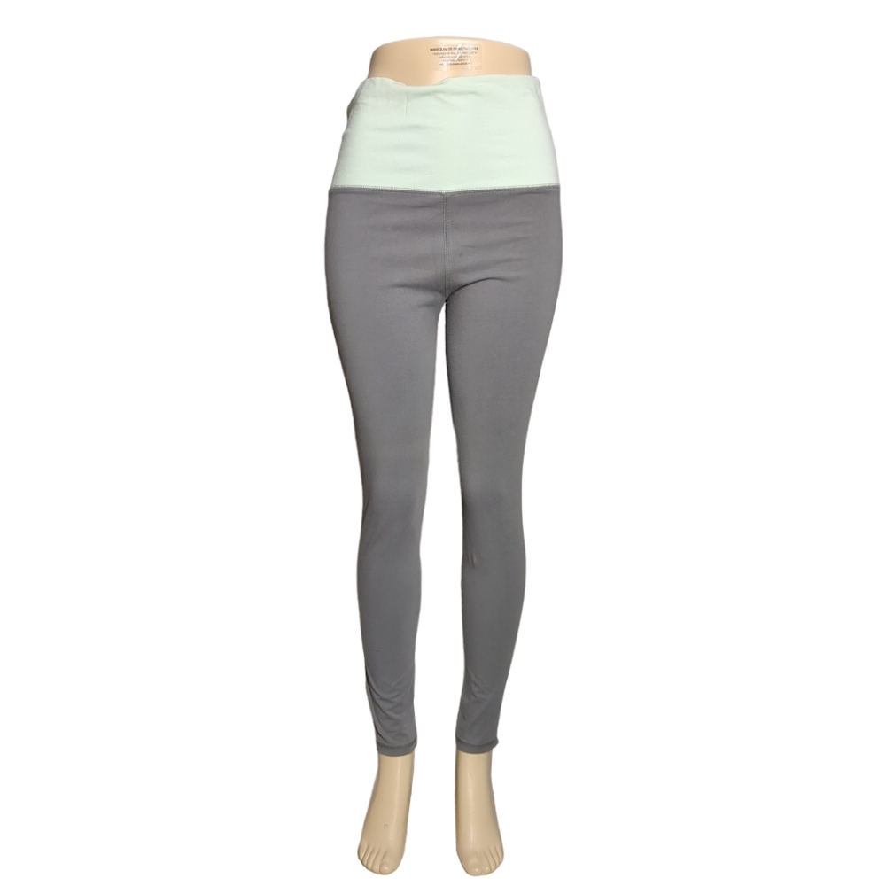 🌹3/25🌹G 21 Grey and Green Active Wear Pants    Size L. - Picture 12 of 15